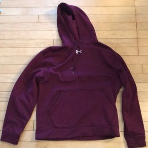 Very Comfy 100% Polyester Maroon Sweatshirt